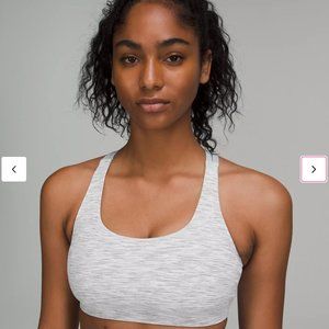 Lululemon Energy Bra Heathered Gray Size 10
